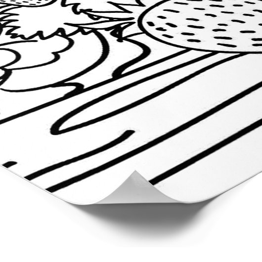 Verschiedene Gartenfarben (Seite #5) Medium Poster (Ecke)