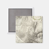 Verschiedene geologische Karten Magnet (Vorderseite/Rückseite)