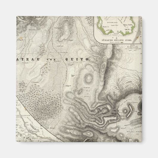 Verschiedene geologische Karten Magnet (Vorne)