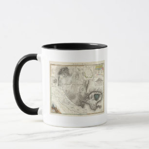 Verschiedene geologische Karten Tasse