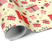 Verschiedene Geschenkboxen Geschenkpapier (Rolleneckpunkt)