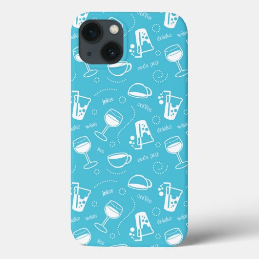 Verschiedene Getränke Case-Mate iPhone Hülle (Rückseite)