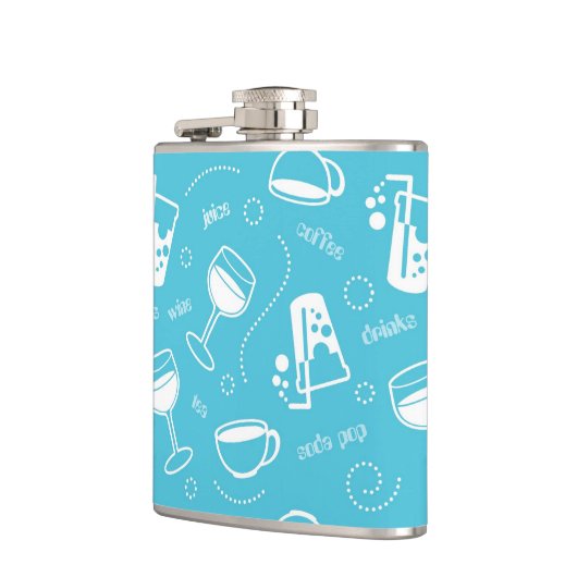 Verschiedene Getränke Flachmann (Links)