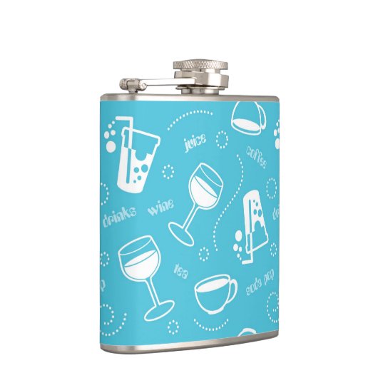 Verschiedene Getränke Flachmann (Rechts)