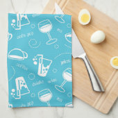 Verschiedene Getränke Geschirrtuch (Viertel Falte)