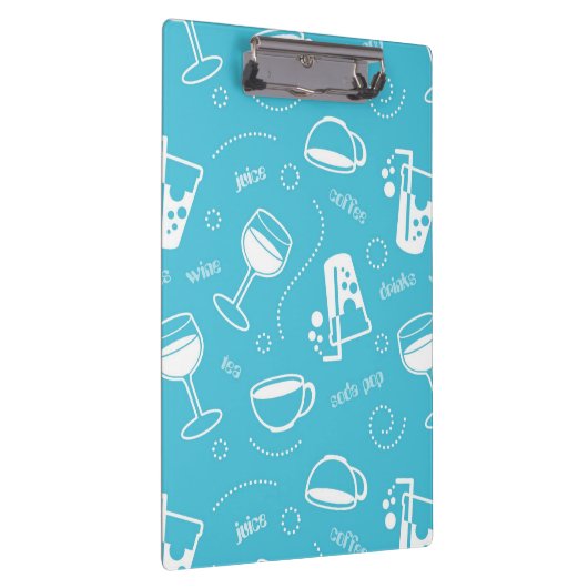 Verschiedene Getränke Klemmbrett (Rechts)