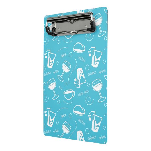 Verschiedene Getränke Mini Klemmbrett (Gewinkelt2)