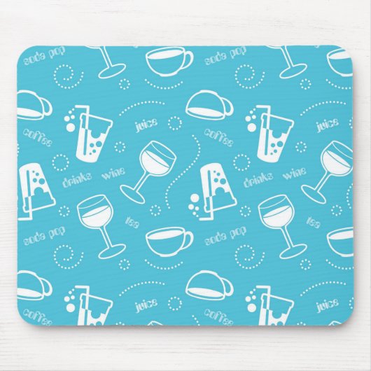 Verschiedene Getränke Mousepad (Vorne)