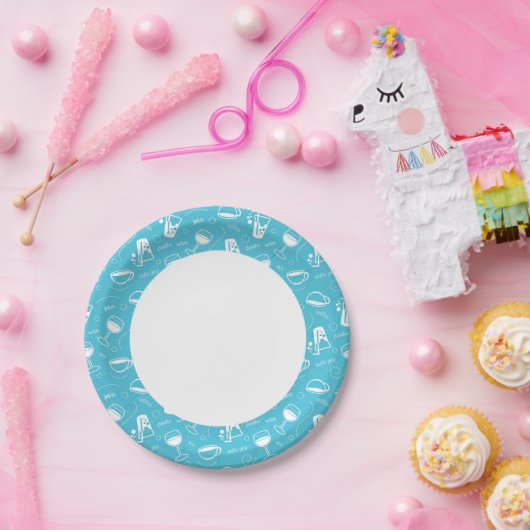 Verschiedene Getränke Pappteller (Party)