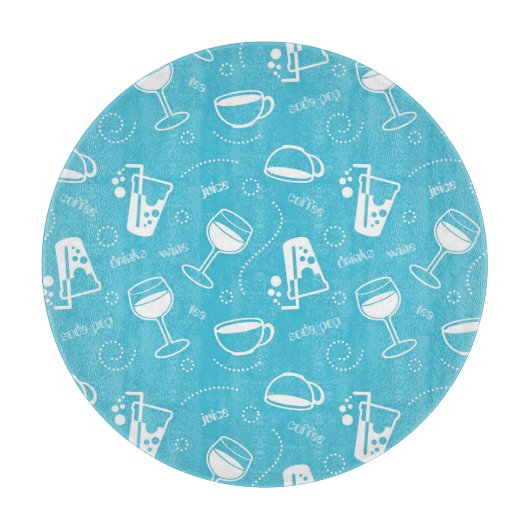 Verschiedene Getränke Schneidebrett (Vorderseite)