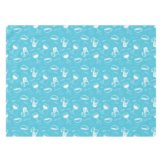 Verschiedene Getränke Tischdecke (Vorderseite (Horizontal))