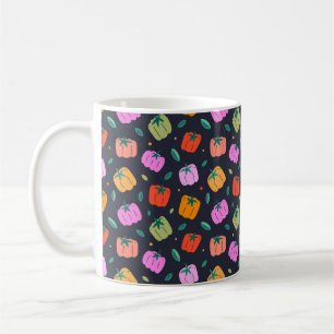 Verschiedene Glockengelenke, nahtlose Paprikaschot Kaffeetasse