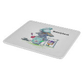 Verschiedene Größen des Metalphant Schneidebrett (Ecke)