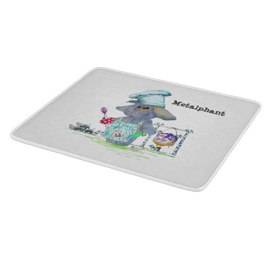 Verschiedene Größen des Metalphant Schneidebrett (Ecke)