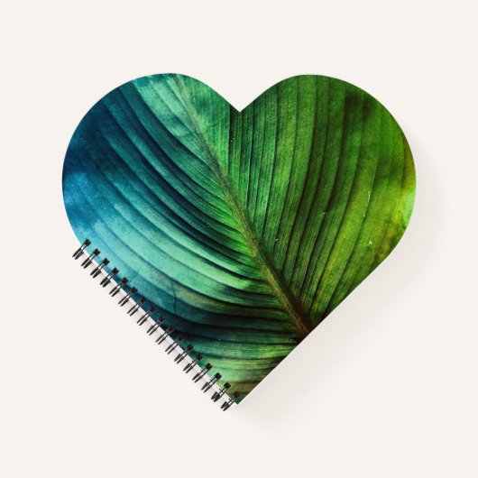 Verschiedene Grüntöne Notizblock (Vorderseite)