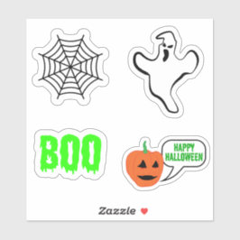 Verschiedene Halloween-Designs Aufkleber