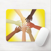 Verschiedene Hände Mousepad (Mit Mouse)