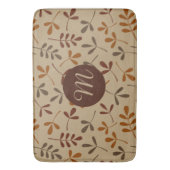 Verschiedene Herbstlaub Ptn (Personalisiert) Badematte (Vorderseite Vertikal)