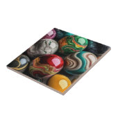 Verschiedene Herzen und Blume Mosaik" Fliese (Seite)