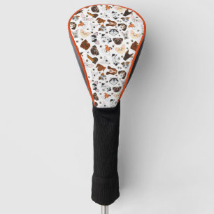 Verschiedene Hunderassen Golf Headcover