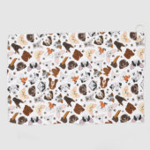 Verschiedene Hunderassen Golfhandtuch (Horizontal)