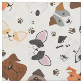 Verschiedene Hunderassen Stoff (Nahaufnahme)