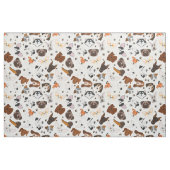 Verschiedene Hunderassen Stoff (Fat Quarter (45,7 x 55,9 cm))