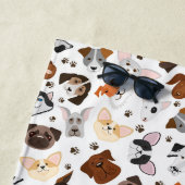 Verschiedene Hunderassen Strandtuch (Beispiel)