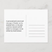 Verschiedene Insekten + "Danke!", Vintag aussehen Postkarte (Rückseite)