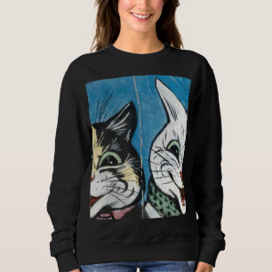 Verschiedene Katzen von Louis Wain Sweatshirt