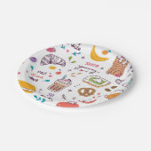 Verschiedene Küche Pappteller (Schrägansicht)