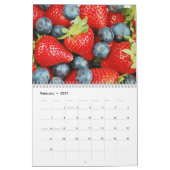 Verschiedene Lebensmittel Kalender (Feb 2027)