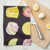 Verschiedene Leckereien von Natasha Us Geschirrtuch (Viertel Falte)