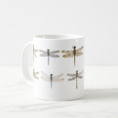 Verschiedene Libellen auf einer Tasse (Vorderseite Links)