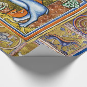 VERSCHIEDENE MEDIEVALÄRE, UNIKORN FANTASTISCHE TIE GESCHENKPAPIER (Ecke)