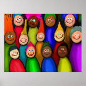 Verschiedene Menschenmengen Poster (Vorne)