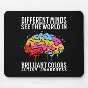 Verschiedene Minds Autismus Awareness Kids Boys Un Mousepad