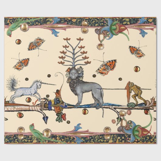 VERSCHIEDENE MITTELVERBESSERUNG, APOKALIYPTISCHE S GESCHENKPAPIER (Flach)