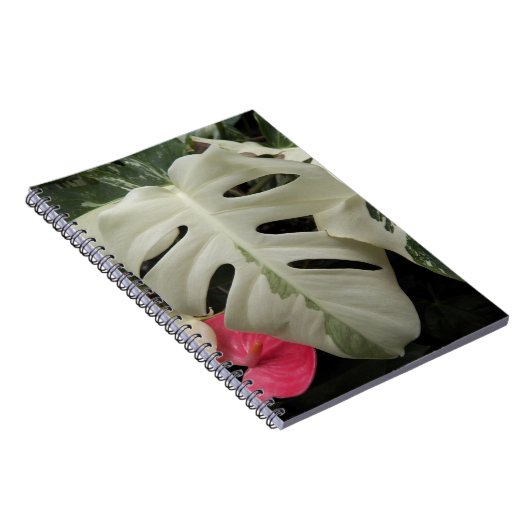 Verschiedene Monstera Leaf Floral Notizblock (Rechte Seite)