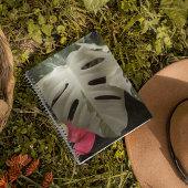 Verschiedene Monstera Leaf Floral Notizblock