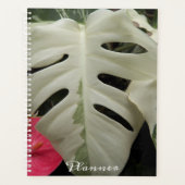Verschiedene Monstera Leaf Floral Planer (Vorderseite)