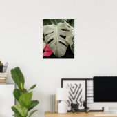 Verschiedene Monstera Leaf Floral Poster (Heimbüro)