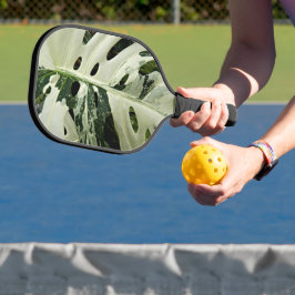 Verschiedene Monstera Pflanze Leaf Floral Pickleball Schläger