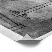 Verschiedene Motoren und Instrumente Poster (Ecke)