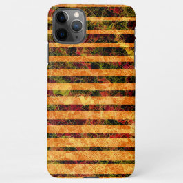 Verschiedene orangefarbene Streifen, gekratzte kle iPhone 11Pro Max Hülle