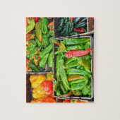 Verschiedene Paprikaschoten Puzzle (Vertikal)