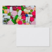 Verschiedene Pille/Medikament Visitenkarte (Vorne/Hinten)