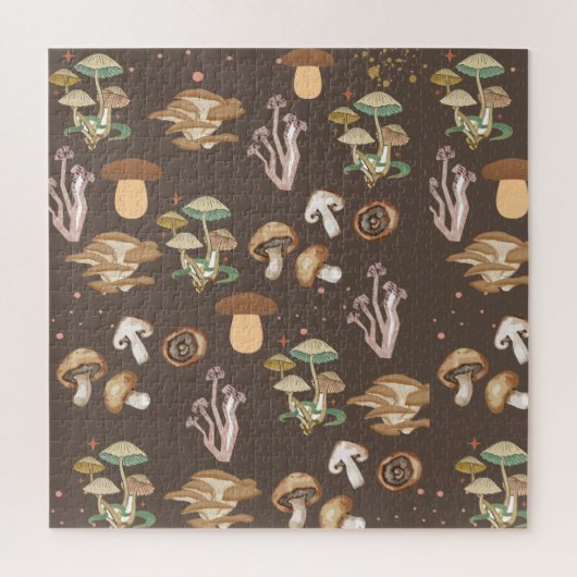 Verschiedene Pilze Puzzle (Vertikal)