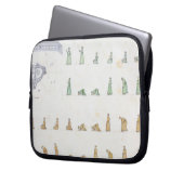 Verschiedene Positionen des Körpers während des Laptopschutzhülle (Vorderseite Links)