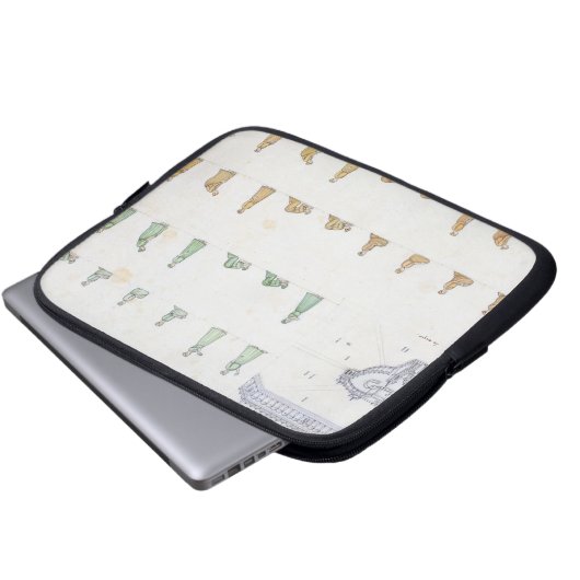 Verschiedene Positionen des Körpers während des Laptopschutzhülle (Vorne Knopf)